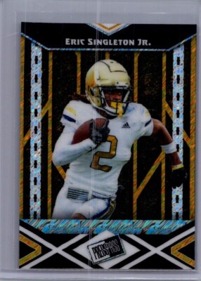 Eric Singleton Jr 2024 Leaf Football 1/1 Pre Production Proof