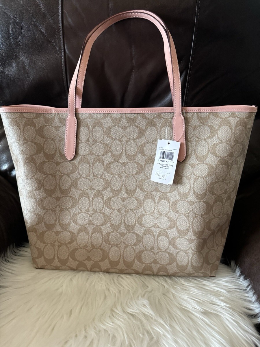 Coach CU392 Coach X Observed By Us City Tote Bag In Signature