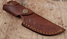 GENUINE LEATHER HANDMADE KNIFE SHEATH FIXED BLADE KNIFE HOLSTER