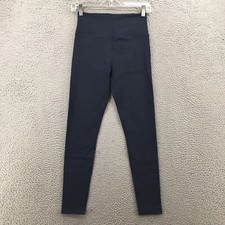 Soul Activewear Capri Leggings Womens S actual 24x25 Blue High Rise Pull On