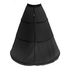 Reifrock Petticoat Unterrock schwarz 2 - 3 Ringe Gr.32 - 58 Lafairy Trends 2025