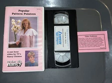 Sewing With Nancy Zieman: Popular Pattern Pointers (VHS, 1993)
