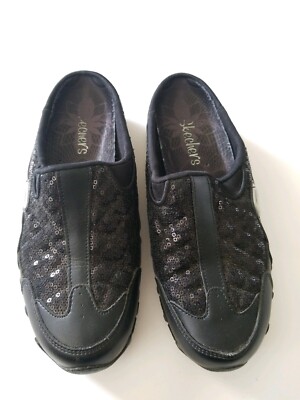 black sequin skechers