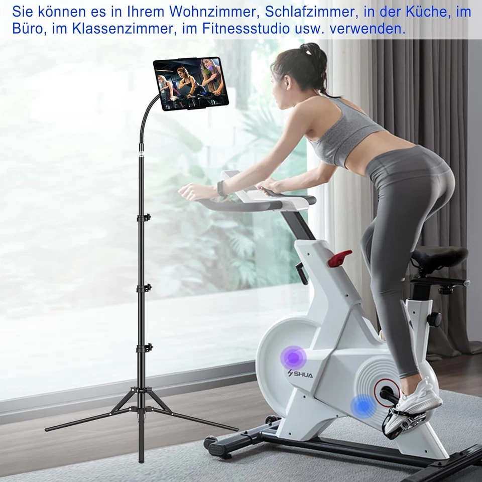 Tablet Stativ Halterung Ständer Höhenverstellbar Halter Tablet und Smartphone mi - Bild 3 von 4