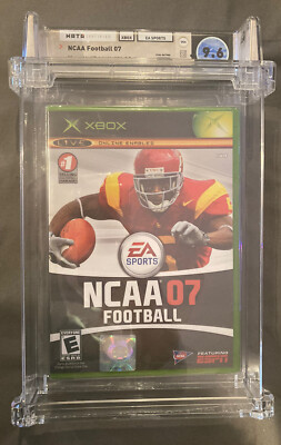WATA GRADED 9.6 SEALED NCAA Football 2007 **ONLY ONE IN POPULATION** XBOX