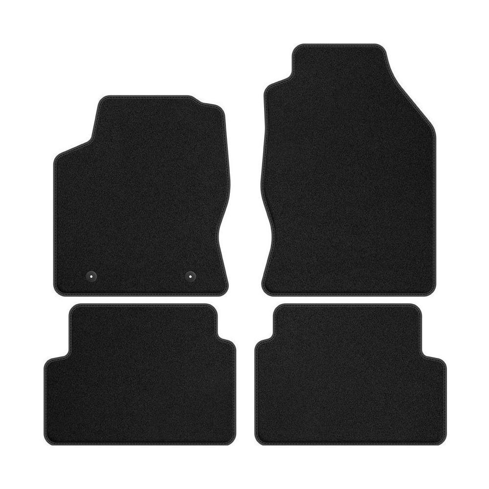 Tapis de sol velours premium bleu et cuir pour Ford Focus I élégance durable