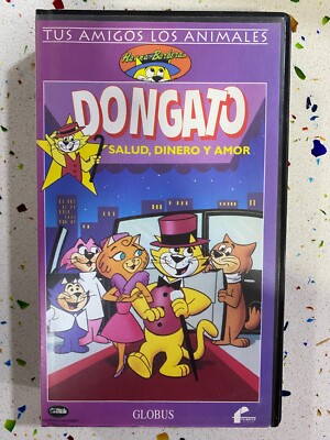 DON GATO VHS CINTA TAPE SALUD DINERO Y AMOR DONGATO TUS AMIGOS LOS ANIMALES