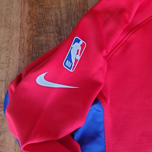 Nike Men’s Red NBA Detroit Pistons Showtime Therma Flex Hoodie XLT AV0870-657 - Picture 3 of 12