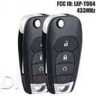 2 LXP-T004 433MHz Remote Key Fob for Chevrolet Trailblazer 2021 2022 Cruze 2019
