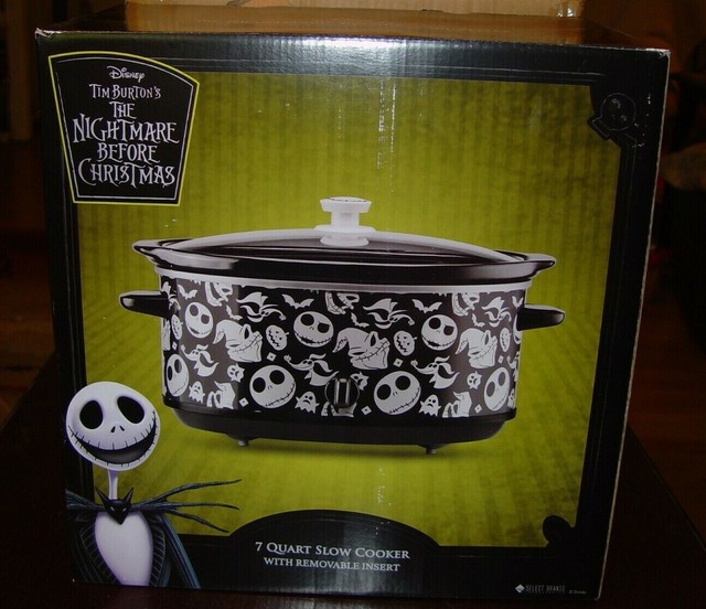 Disney Nightmare Before Christmas 7 Quart Slow Cooker Crockpot Jack