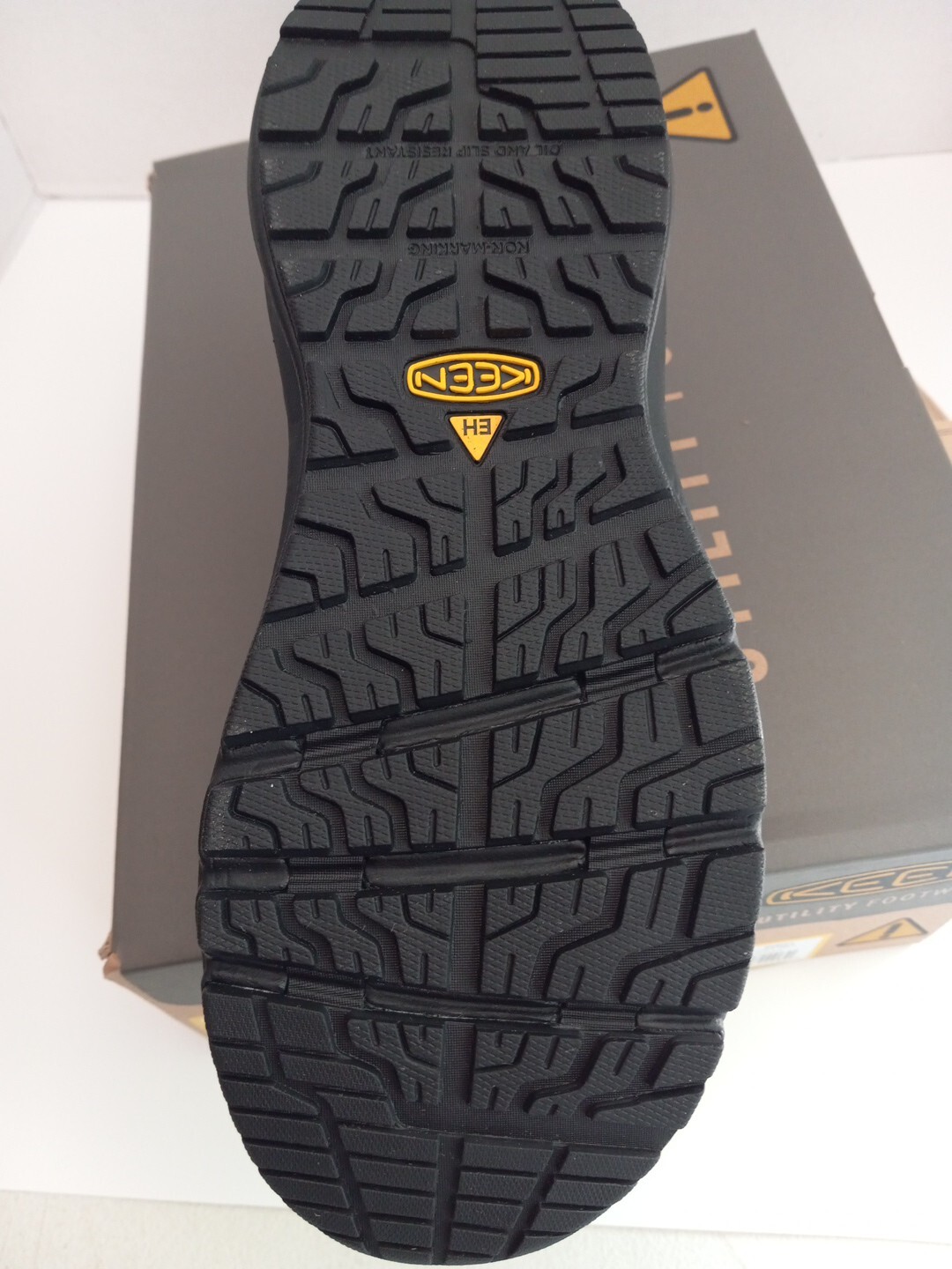 SNEAKER DA LAVORO KEEN UTILITY DA DONNA US 8 M VISTA ENERGY PUNTA IN CARBONIO NERE CORVO NUOVE CON SCATOLA