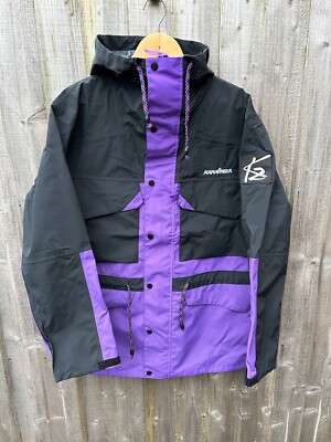 Karrimor K2 Alpinjacke Archiv Sortiment Mantel lila schwarz Freizeit Wandern Neu