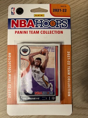 New Orleans Pelicans 2021 22 Hoops Team Set Zion Williamson Murphy Jones Rookie