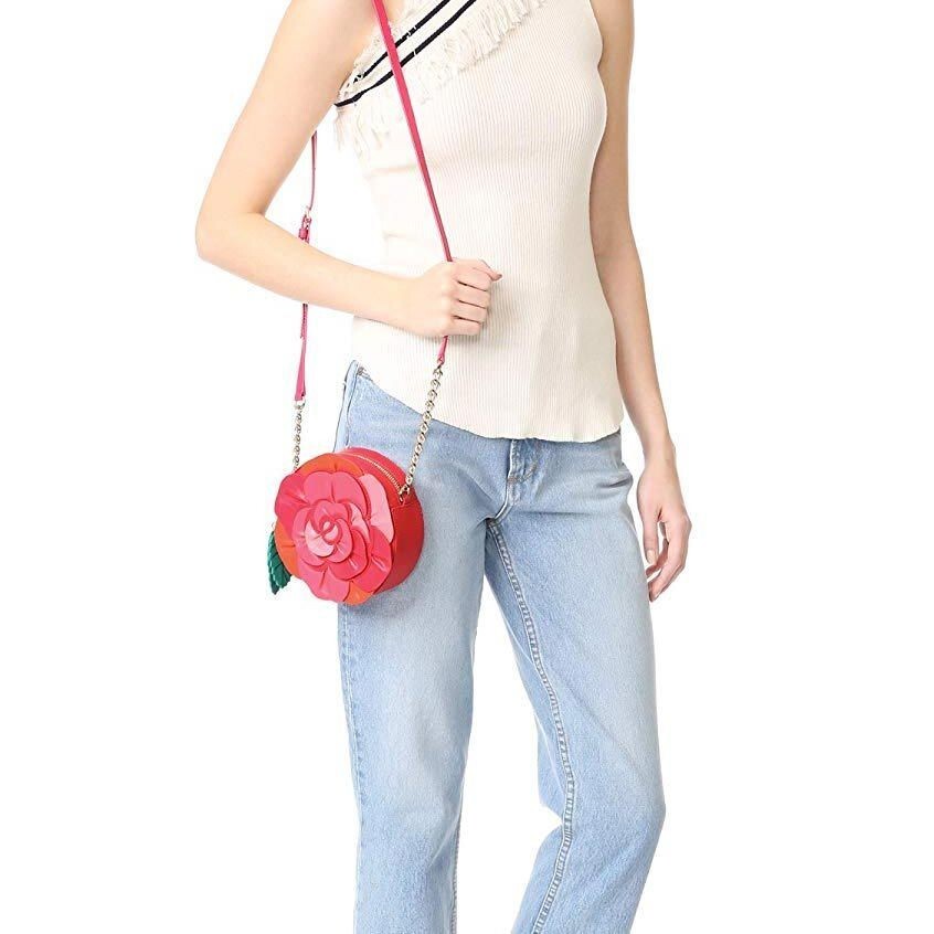 ローズ kate spade crossbody shoulder bag RAMBLING ROSE PXRU7477 New