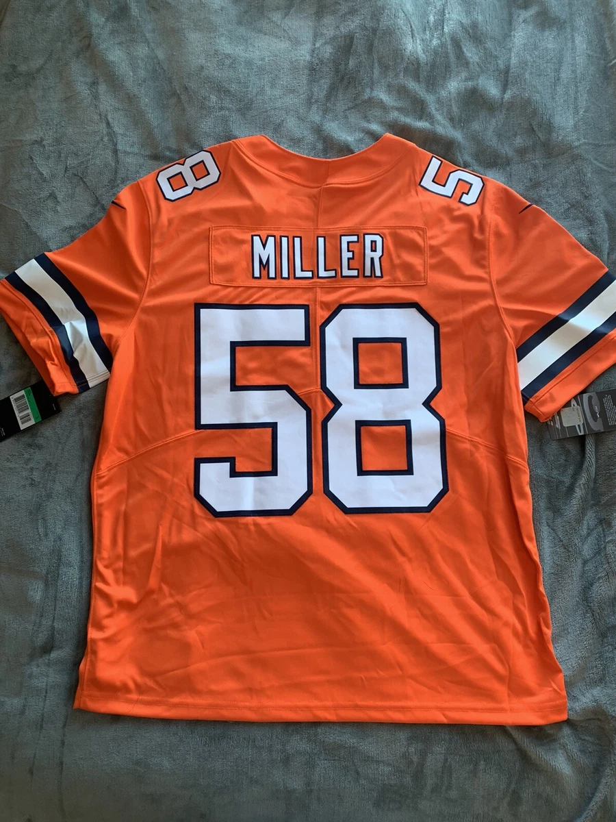 Denver Broncos Von Miller Color Rush Limited Jersey - Mens