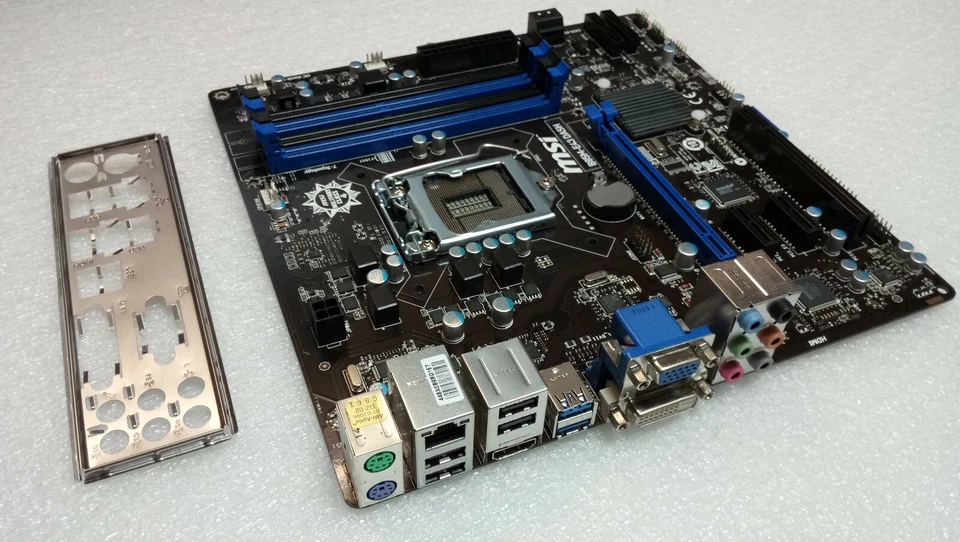 MSI B85M-E43 DASH MS-7830 Motherboard 1150 Intel B85 inc CPU i5 @ 3.10Ghz + 16GB - Image 2 of 4