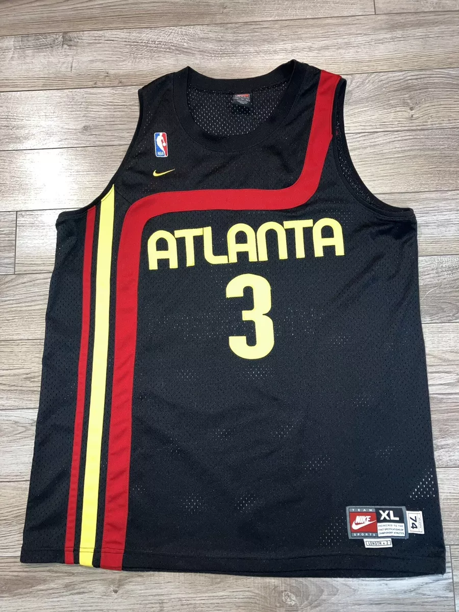 shareef Abdur rahim Atlanta Hawks 1974 Nike Retro Black NBA Jersey