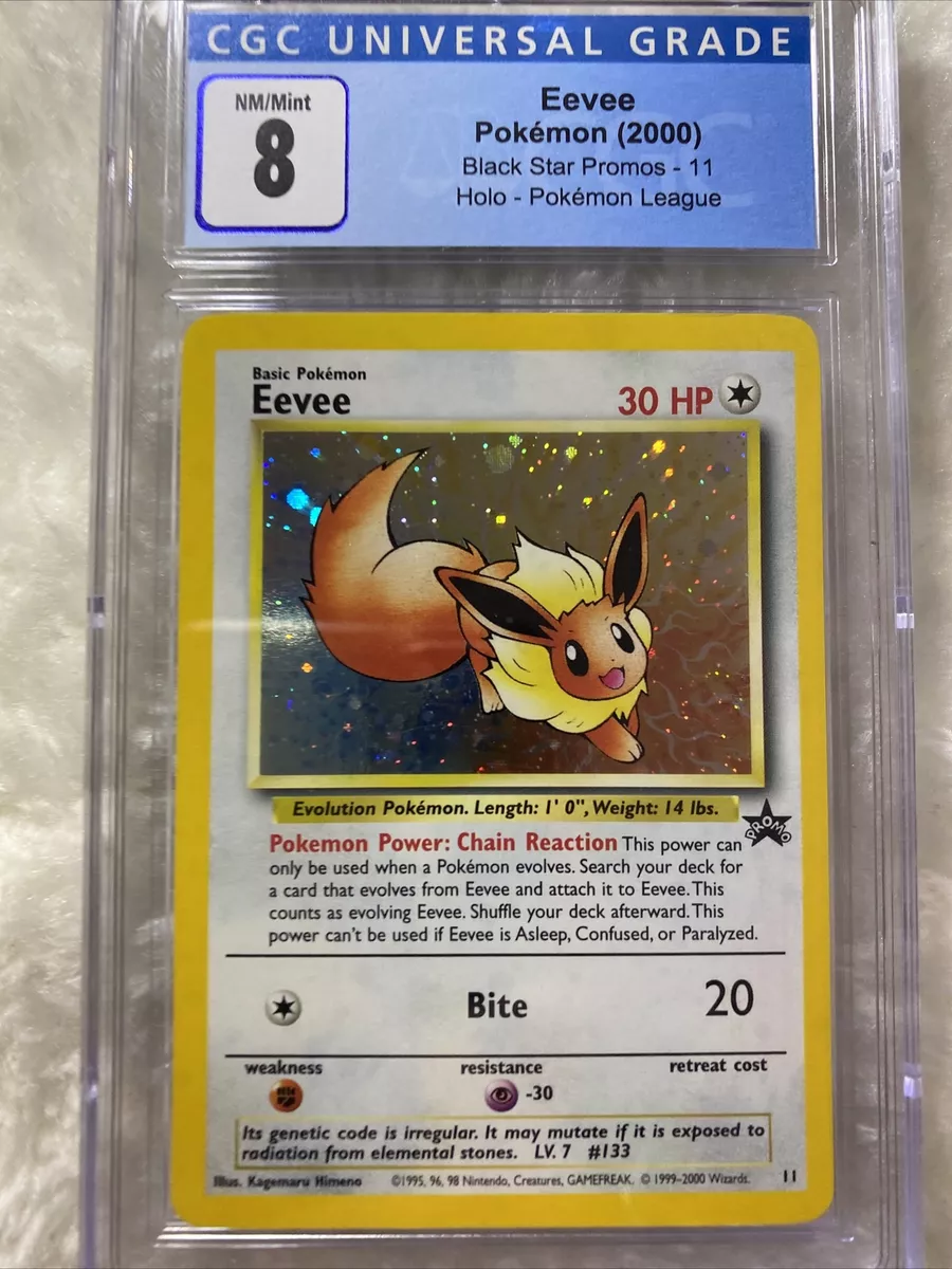 Pokemon Single Holo Card: Eevee #11 Black Star Promo