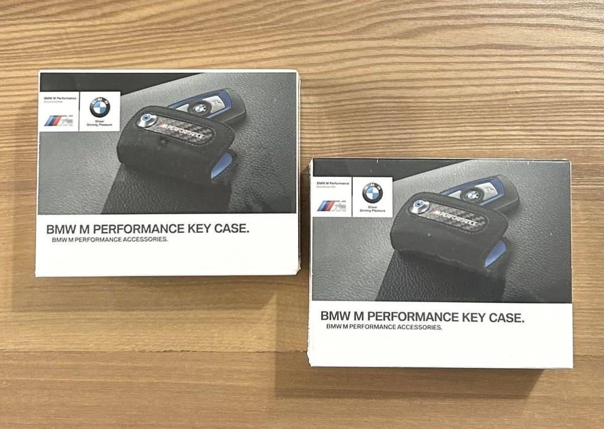 BMW GENUINE M PERFORMANCE ACCESSORY KEY CASE SET OF 2 82292355518 