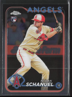 2024 Topps Chrome Nolan Schanuel 274 RC | Los Angeles Angels | eBay