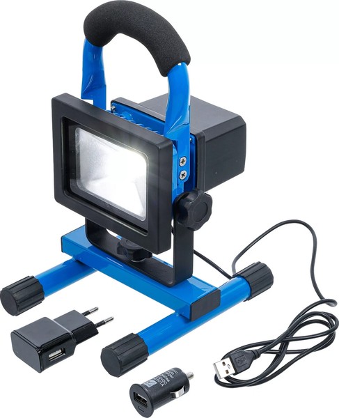 BGS Akku Arbeits Strahler COB-LED Lampe Leuchte Arbeitslampe Arbeitsstrahler-image