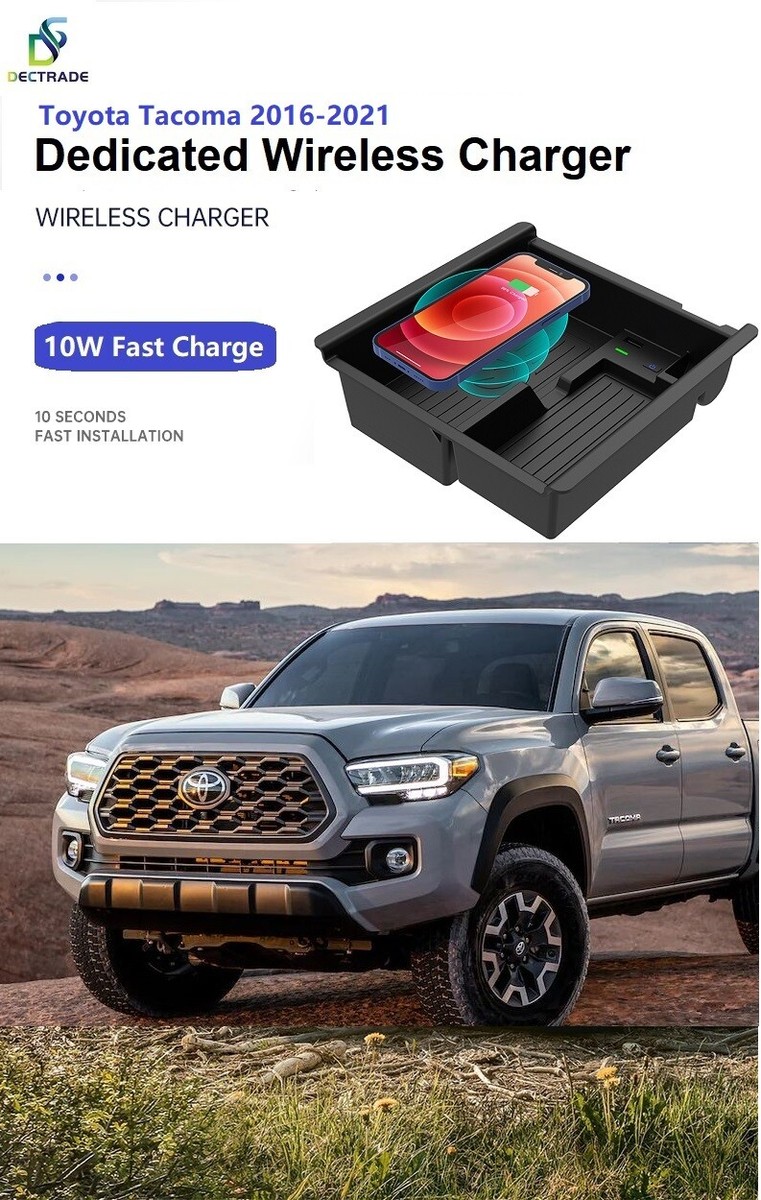 15W QI Car Wireless Charger Phone Fast Charging Pad For Toyota