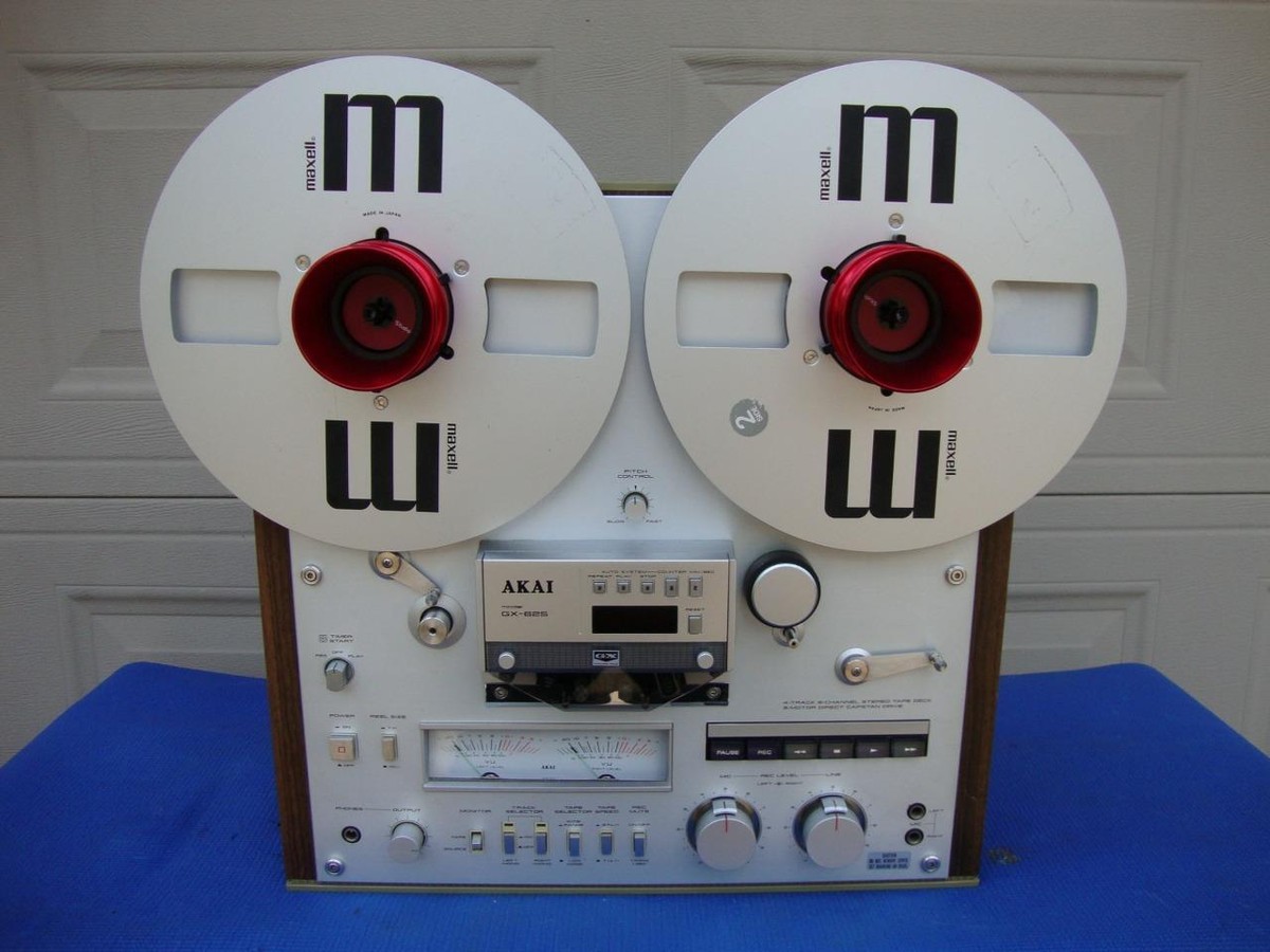 Super Nice AKAI GX-625 Reel to Reel Tape Deck + Tape + Take-Up