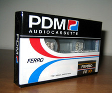 Mc Musicassetta PDM FERRO FE 10 Tape I Normal CASSETTA Audio VERGINE SIGILLATA