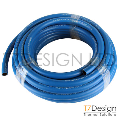 AN10 Push Lock Rubber Hose Pipe -10 JIC 1 Meter Blue - T7Design