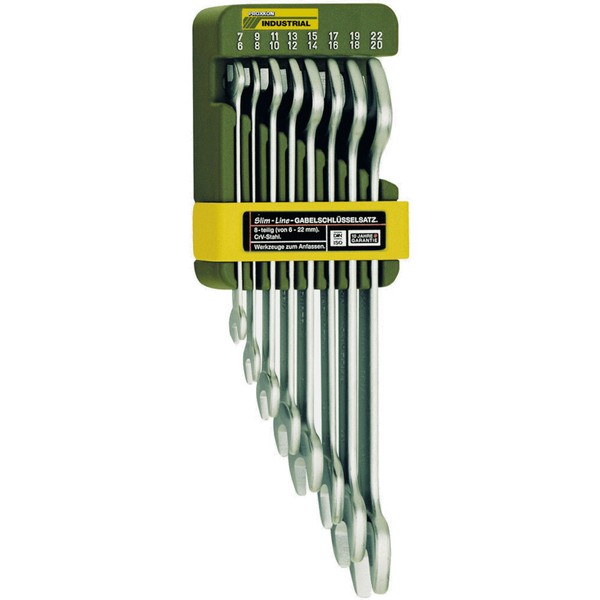 Proxxon - Slimline Doppel-MaulschlüSselsatz Von 6 X 7 Bis 20 X 22 Mm (8-Teilig)-image