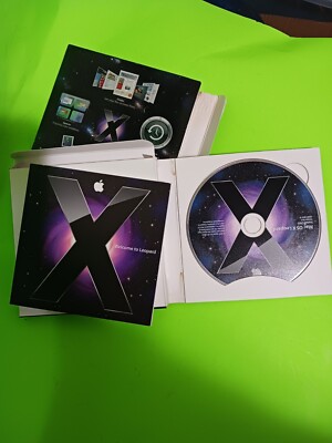 Apple Mac OS X Leopard Version 10.5 Install DVD Software Disk | eBay