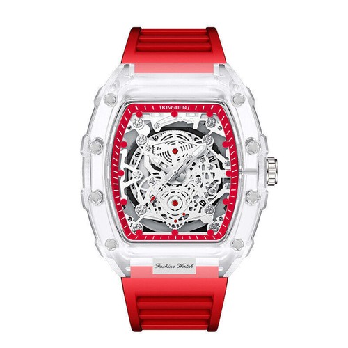 Quartz Transparent Luminous Waterproof Watch Men's Watch Fashion Wristwatch - Picture 9 of 19