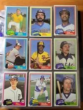 TOPPS TRADED (1981) Baseball Card *U PICK Build/Complete Set NM-MT+ FREE SHIP