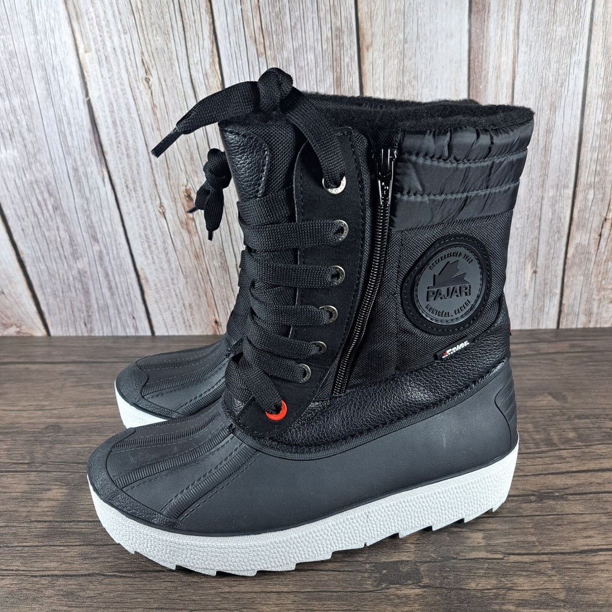 Pajar Canadian Selma Waterproof Duck Mens Boots Black size 7M Women main image 4