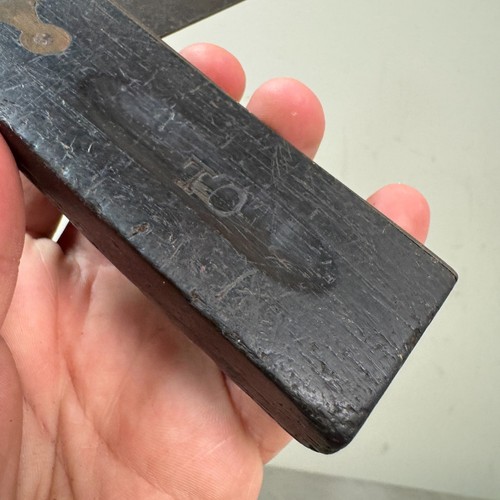 Vintage Brass & Wood Try Square 6" Woodworking Tool - 第 8/10 張圖片