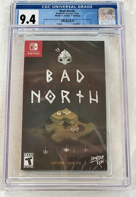 #ad CGC Nintendo switch bad North Sealed 9.4 A Graded RARE Not WATA $195.00