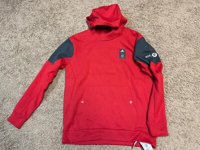 Adidas Toronto FC 2023 Red Size Medium Hoodie Sweatshirt