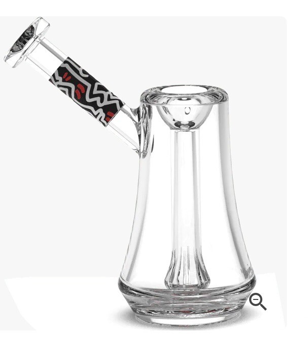 K.Haring Glass Bubbler