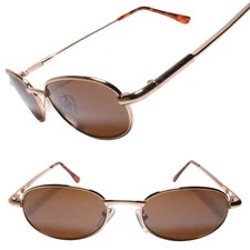 Authentic Vintage Timeless 80s Grunge Style Nostalgic Vibes Gold Oval Sunglasses