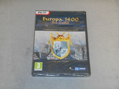 Europa 1400 The GUILD - Original Game & Expansion Pack COMPLETE PC NEW English!