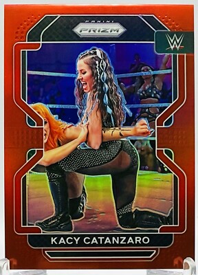 2022 Panini Prizm WWE Wrestling RED Parallel #185 Kacy Catanzaro /299 NXT