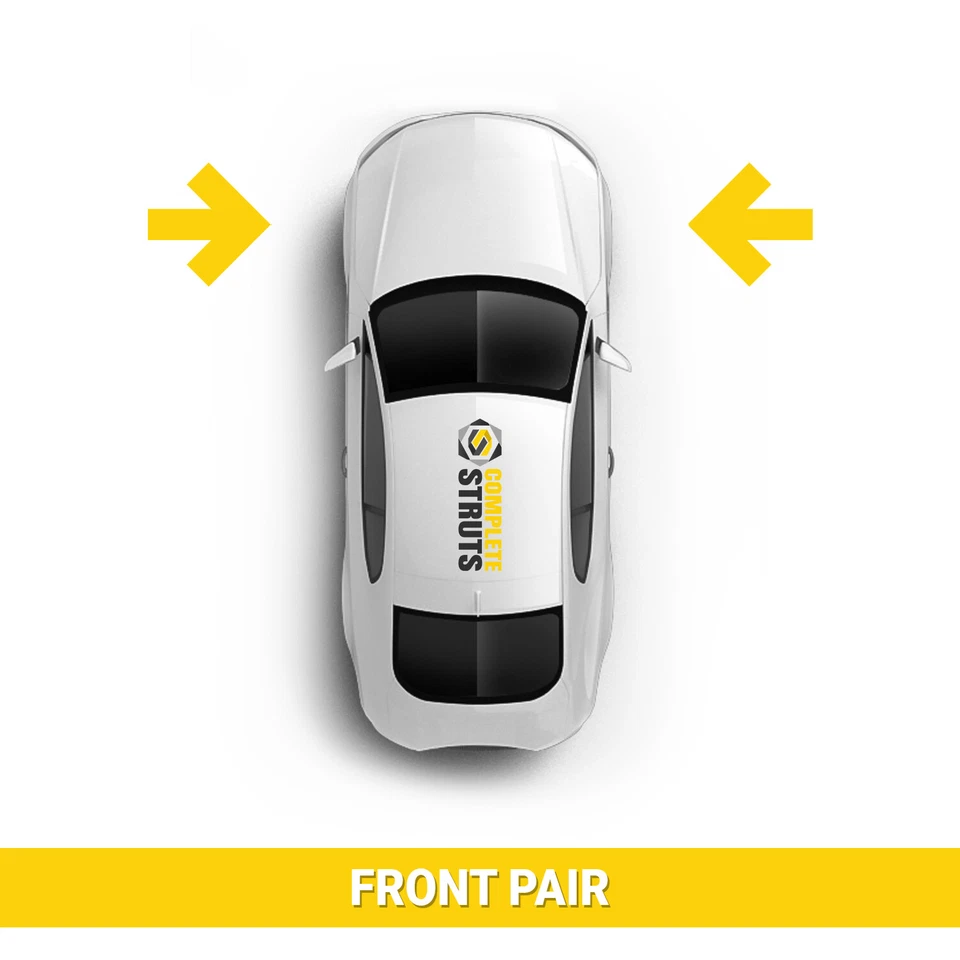 Front Pair Complete Struts & Coil Spring Assemblies for 2014-2020 Acura MDX Foto 3 de 4