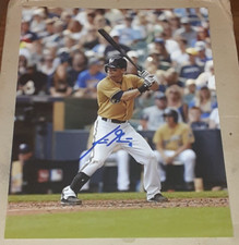 Scooter Gennett Milwaukee Brewers SIGNED AUTOGRAPHED 8x10 Photo COA BASEBALL