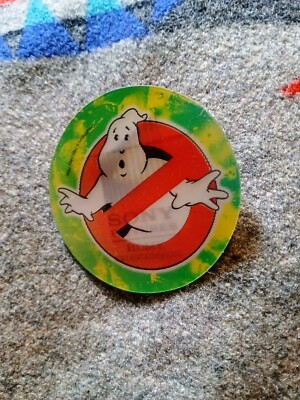 The Real Ghostbusters The Video Game Promo Lenticular Button Sony 2009 PS3 Xbox