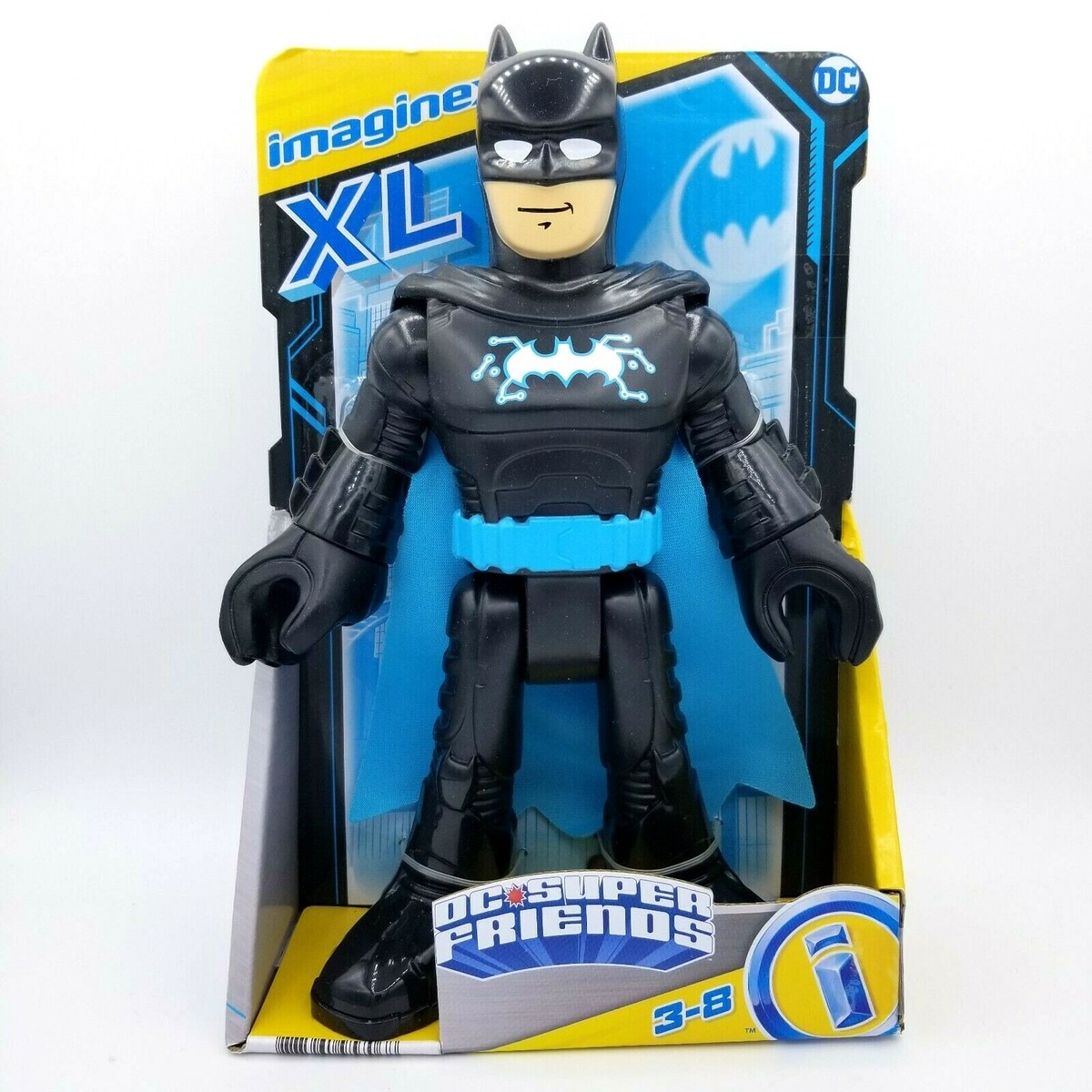 【新品未使用】 x Batman Black Size：XL Fisher-Price® Imaginext™ DC Super Friends™ Batman™ Xl--Bat Tech