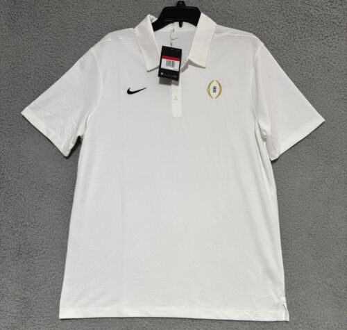 NEW Nike Dry Franchise Short Sleeve Polo Mens Large White CI4470-100 Football