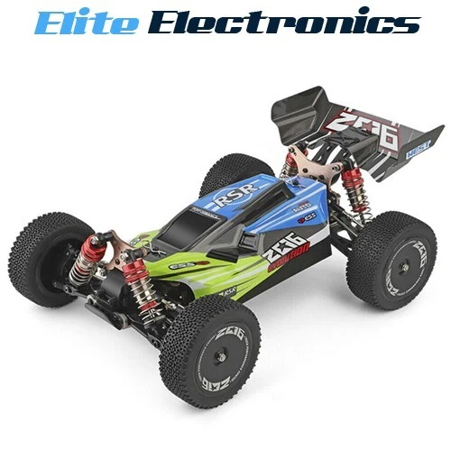 WLTOYS 1/14 Offroad 4WD 60km/H RC Car - Blue/Green - Picture 1 of 4