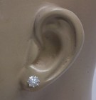 14k yellow gold 2.21ct I3 J-K New round diamond stud earrings butterfly backs — photo 9