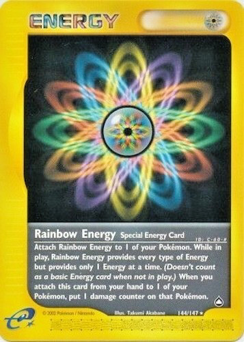 Pokémon TCG - Rainbow Energy - 144/147 - Rare - Aquapolis [Near Mint]