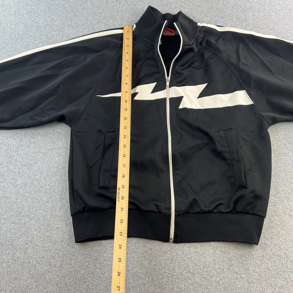 Chaqueta de Colección Family Guy Para Hombre Pequeña Negra Blanca Stewie Lightning Track Dibujos Animados Foto 3 de 4